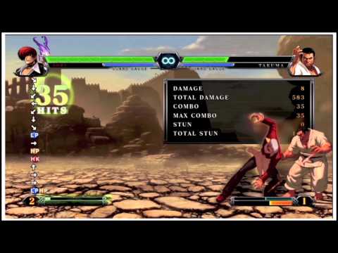 KoF XIII: Iori w. the Power of Flames 823 DMG combo