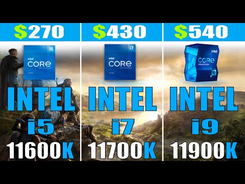 INTEL i5 11600K vs INTEL i7 11700K vs INTEL i9 11900K || RTX 3080 || PC GAMES TEST ||