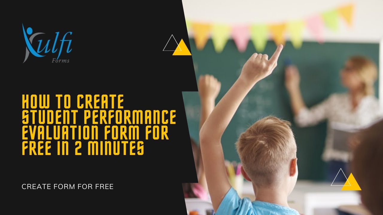 How To Create Student Performance Evaluation Form | Employee Evaluation Process