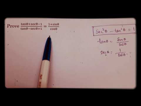 Prove (tan@+sec@-1)÷(tan@-sec@+1)= (1+sin@)÷ cos@