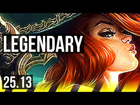 MISS FORTUNE & Rell vs XAYAH & Rakan (ADC) | Legendary, 16/3/4 | KR Diamond | 25.13