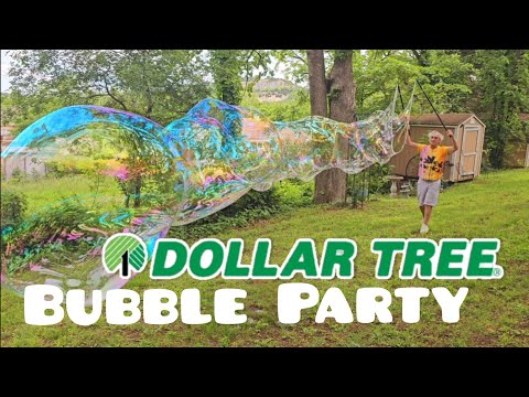 Ultimate BUBBLE PARTY on a BUDGET! | Dollar Tree DIY Fun!