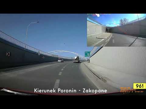 Przejazd przez Węzeł Poronin 23.03.2019