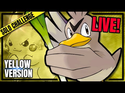 LIVE! Farfetch'd Only - Pokemon Yellow - Re-attempt Day 2