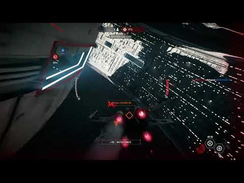 Star Wars Battlefront II -Taking Down the Droid command ship with near impossible odds.