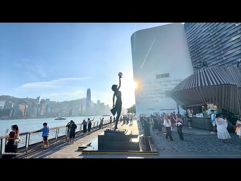 Avenue of Stars HK 星光大道 Visit Review @ Tsim Sha Tsui Victoria Dock Hong Kong 🇭🇰 