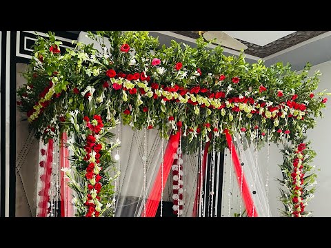 Fresh flower bed sej decorated by afzal flower shop