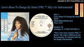 Donna Summer - Loves About To Change My Heart (PWL Single Mix)