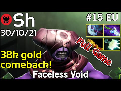 Sh [FusRoDah] plays Faceless Void!!! Dota 2 Full Game 7.21