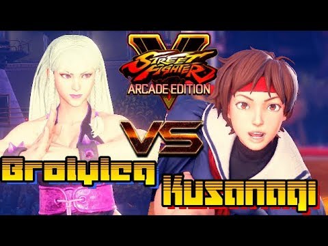 SFV/SF5 AE ☆ Brolylegs (Chun li)  VS  Kusanagi (Sakura) Street fighter V Arcade edition
