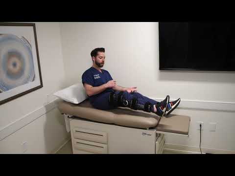 How to use your hinged knee brace after arthroscopic or open knee surgery