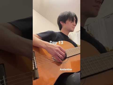 ClassicalGuitar Day 13 - Andantino by Feldinando Carulli