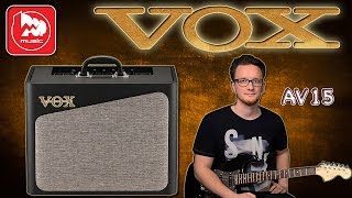 Video thumbnail for Гитарный комбо VOX AV15 с ламповым предусилением и моделирующим процессором by PopMusicRu