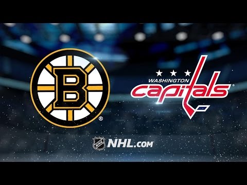 Backstrom's three-point night propels Caps past B's