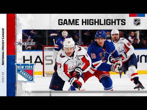 Capitals @ Rangers 4/29 | NHL Highlights 2022