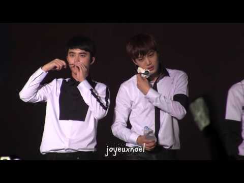 [fancam]160227 EXO'luxion Jakarta Opening Ment Kai D.O. focus