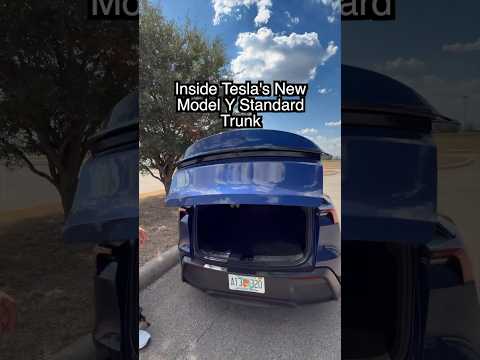 Thumbnail for What’s Inside the new Tesla Model Y Standard Trunk? by Tesla Model 3