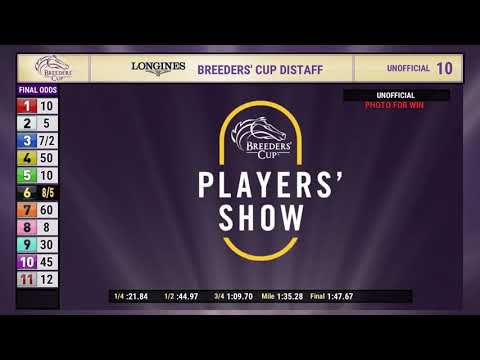 Marche Lorraine wins Longines Breeders' Cup Distaff (Gr.I) race 10 at Del Mar 11/6/21