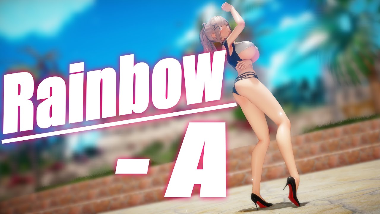 【にじさんじ】ポニテ鈴原るるでRainbow - A【4K】【MMD】【カメラ配布/Camera DL】