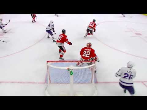 Toronto Maple Leafs comeback and win 3-2 in overtime over the Chicago Blackhawks October 27, 2021