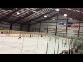 Retrieves puck from behind net - SHOT ON GOAL!