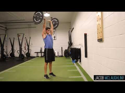 Standing EZ Bar Tricep Extension