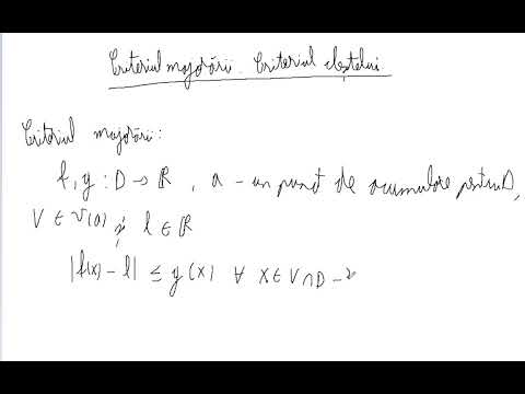 The criterion of increase. The criterion of the pliers (11th grade)