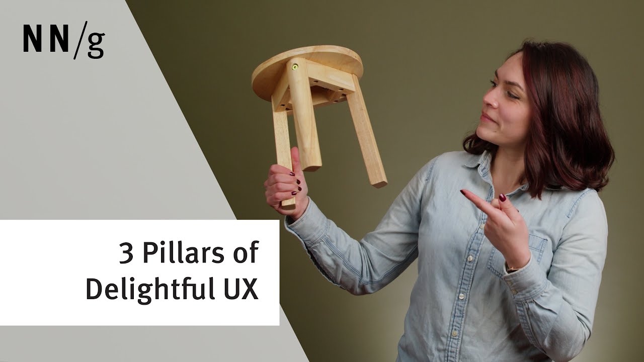 Delightful UX Is Like a 3-Legged Stool