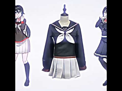 Some of the Aishi's school uniforms in Real Life✨#edit#yanderesimulator#aishifamily#shorts#fypシ゚