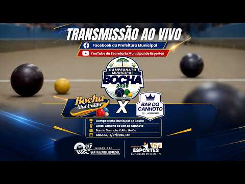🎥 TRANSMISSÃO AO VIVO | CAMPEONATO MUNICIPAL DE BOCHA 2026