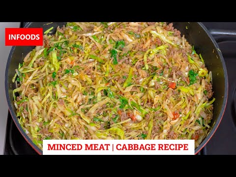 Minced Meat and Cabbage Recipe | Healthy Ground Beef and Cabbage Stir-Fry Recipe | Infoods