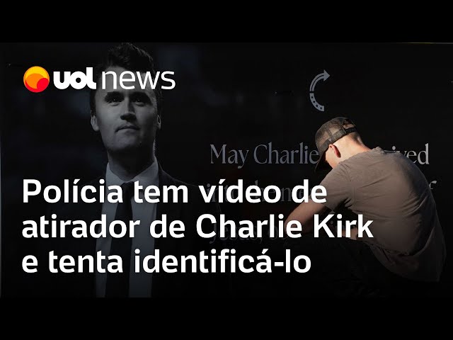 Polícia tem vídeo de atirador que matou Charlie Kirk e tenta identificá-lo