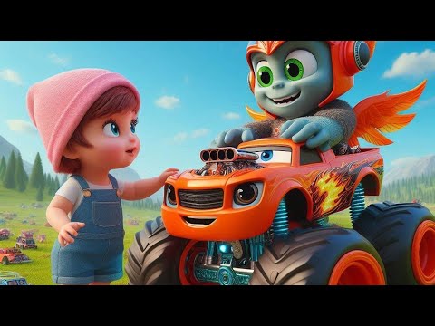 Blaze's Cadok Express Racing in Axle City | Blaze and the Monster Machines Adventure!