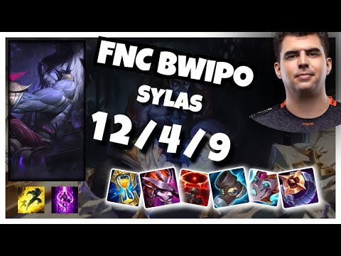 Sylas vs Malphite FNC Bwipo TOP (12/4/9) - v11.3