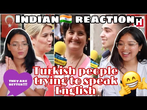Turkish🇹🇷people trying to speak English (funny video)//Indian🇮🇳girls reaction//This is hilarious 😂