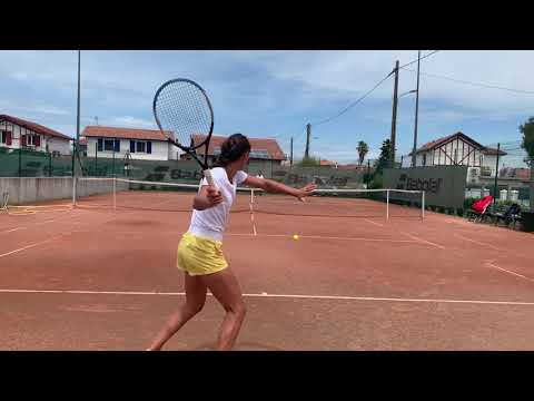 Je joue avec Chloé Paquet et c'est propre ! Open de Biarritz
