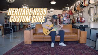 Video thumbnail for Jimmy Wallace Guitars | Heritage H535 Custom Core Collection by Jimmy Wallace Guitars