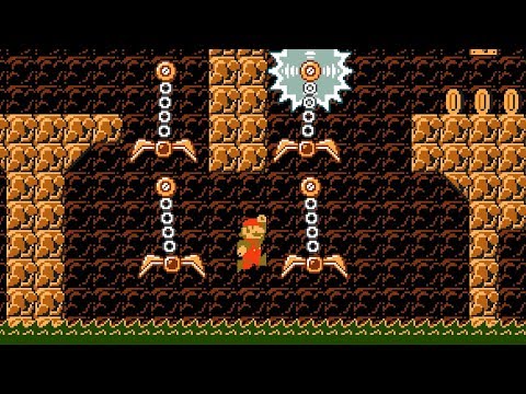 Super Mario Maker 2 🔧 Grabsaw Forest 🔧 by Farticus