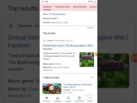 the Backyardigans sinbad sails alone episode 34