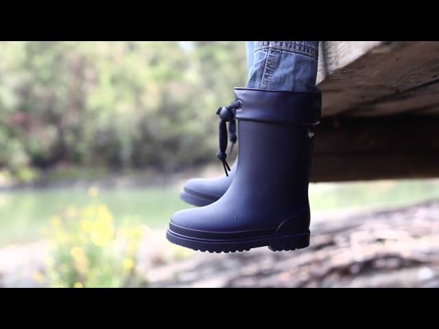 Vídeo relacionado con BOTCAM Botas de Lluvia para Niños y Niñas Con Dibujos Animados, Botas de Agua de Goma, Resistentes al Agua, A B, 34 EU