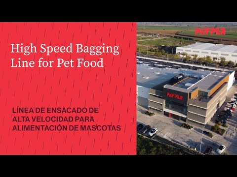 High-Speed Bagging Line for Pet Food: Open-Mouth Bagging and Conventional Palletizing