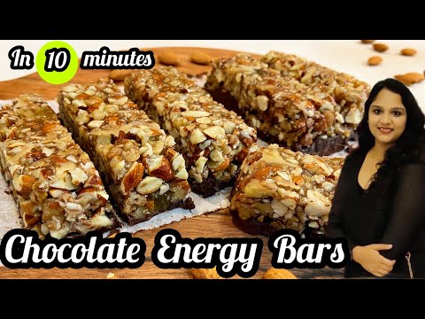 Chocolate Energy Bars| Protein Bars | Dry fruit Chocolate Bars