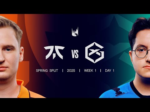 FNC v GX | 2025 LEC Spring | Week 1 Day 1 | Fnatic vs. GIANTX Game 2