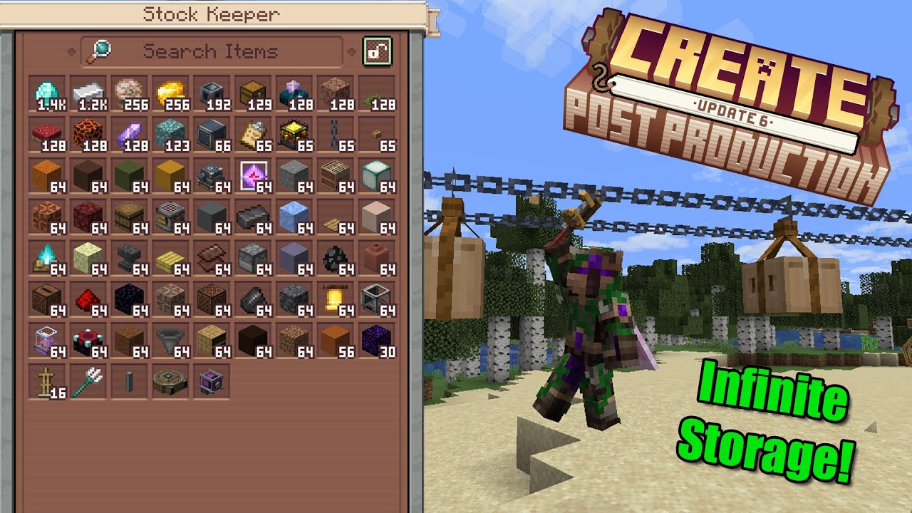 How To Make Infinite Storage In the NEW Create Mod Update 0.6!