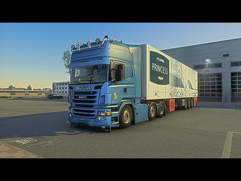 Realistic Scania R490 Realistic Driving in ETS2: Wroclaw to Vawkavysk!