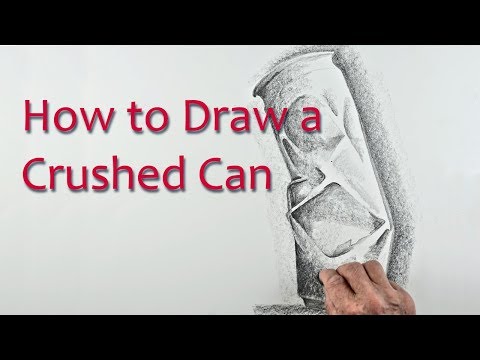 Start Drawing PART 8 Draw a Crushed Can