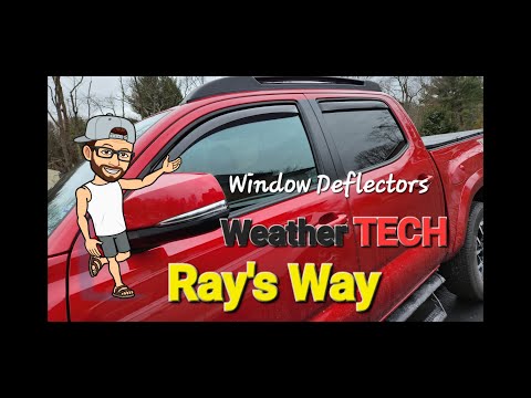 WeatherTECH Window Deflectors for a Tacoma
