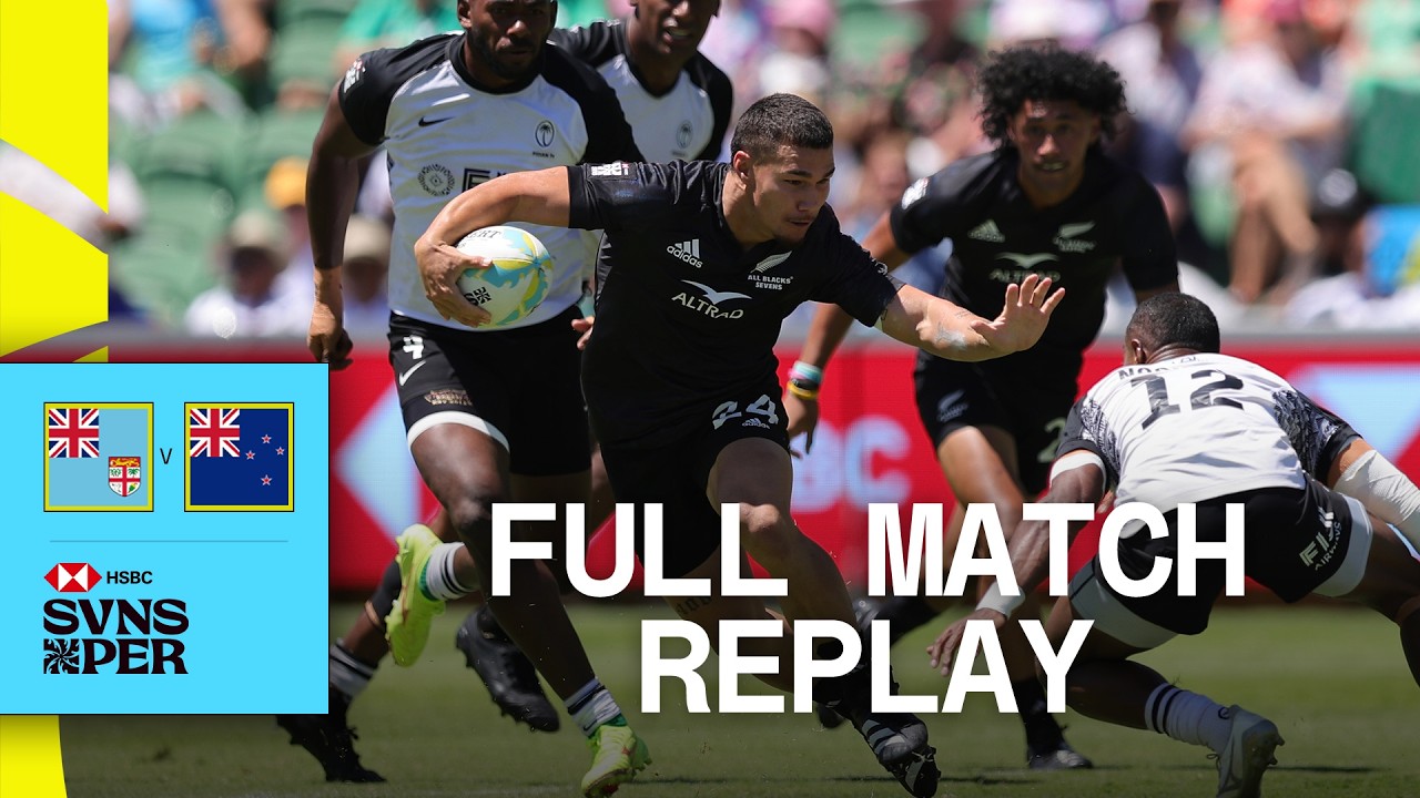 The most DRAMATIC SVNS match ever? | Fiji v New Zealand |  Perth HSBC SVNS 2024 | Full Match Replay