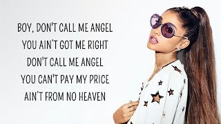 Ariana Grande - Don&#39;t Call Me Angel (Lyrics) feat. Miley Cyrus, Lana Del Rey