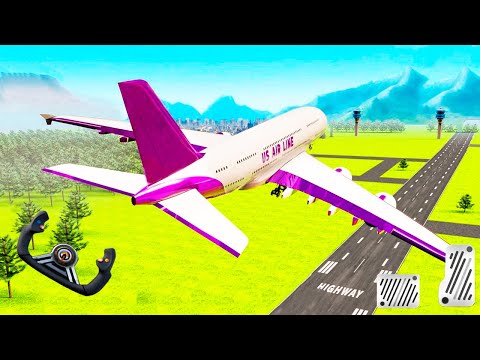Crazy Plane Landing - Gameplay Walkthrough All Levels - New Game Plane (iOS, Android)